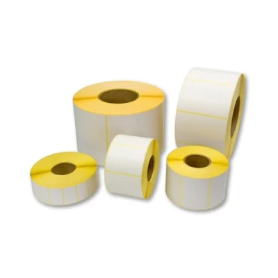 Afbeelding van Emerson thermische etiketten op rol, 100 x 150 mm, 500 stuks per zelfklevende voor printers, beschrijfbare etiketten, wit