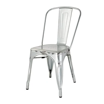 Afbeelding van Bolero Bistro gegalvaniseerd stalen stoelen (4 stuks)