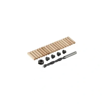 Afbeelding van DeuvelSet 26PCS, 20 deuvels 8mm, houtboor 4 centreerpunten, 1 dieptestop