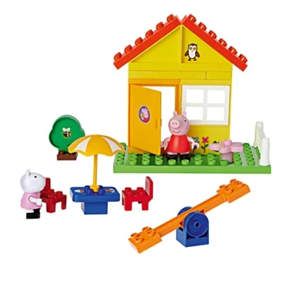 Afbeelding van BIG Bloxx Peppa Pig Tuinhuis Constructiespeelgoed
