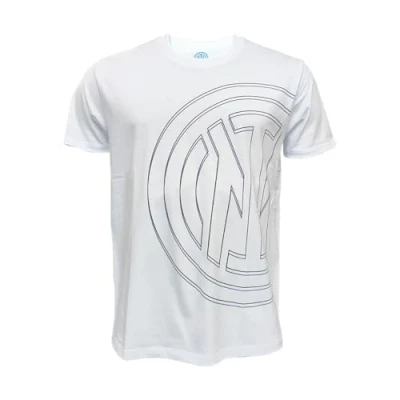 Afbeelding van Inter Oversized T shirt met wit logo heren uniseks