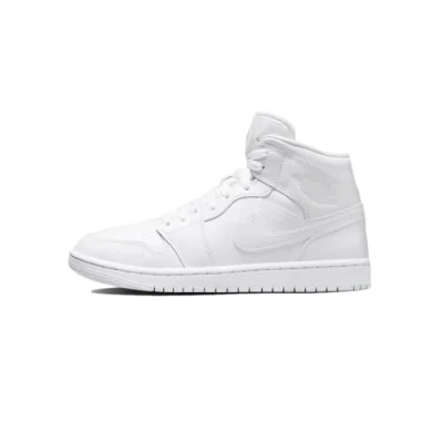 Afbeelding van Jordan WMNS AIR 1 MID 365 Sneakers hoog, Dames, Maat: 37.5, White Leer en imitatieleer