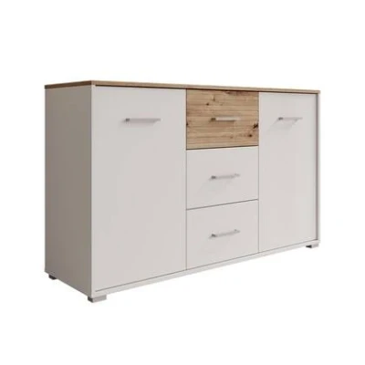 Afbeelding van Meubella Dressoir Butcher Wit 138 cm