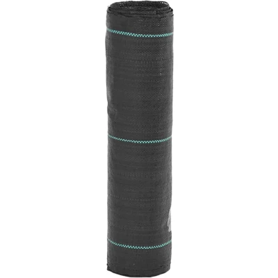 Afbeelding van vidaXL Worteldoek 0,5x50 m polypropeen zwart
