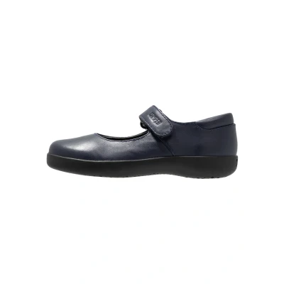 Afbeelding van Camper Spiral Comet Ballerina&#039;s met enkelbandjes voor kinderen, Maat: 25, Navy Leer
