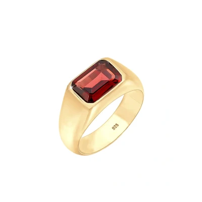 Afbeelding van Elli EYE Catching Ring, Dames, Maat: 54, Red