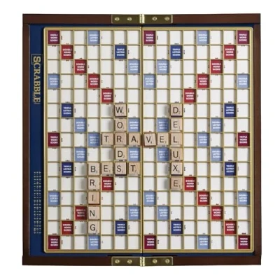 Afbeelding van WS Game Company Scrabble Deluxe Travel Edition, 2 4 spelers