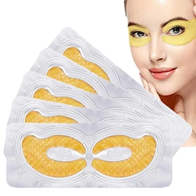 Afbeelding van Collagen oogmasker, collageen hydrogel oogpatch, hydraterend oogmasker voor anti aging, rimpel, vermindert donkere kringen, oogzakken, 5 paar