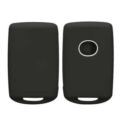 Afbeelding van kwmobile autosleutel hoesje geschikt voor Mazda 3 Knoppen CX30 CX50 CX60 CX90 MX 30 hoes TPU behuizing Beschermende auto sleutel case Sleuteletui in mat zwart