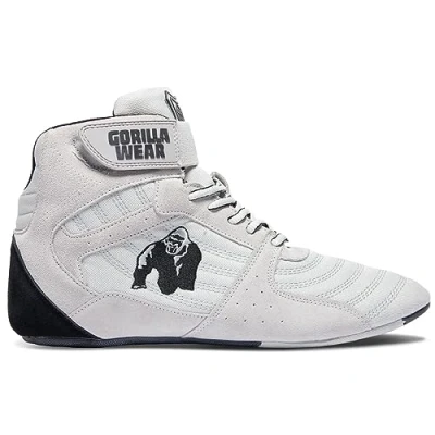 Afbeelding van Gorilla Wear Perry Sneakers hoog, Heren, Maat: 37, White Veloursleer