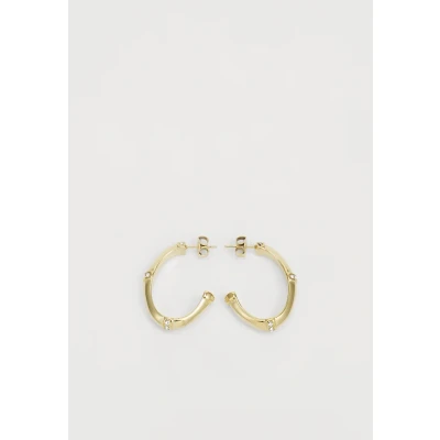 Afbeelding van Guess Bamboo Oorbellen Yellow goldcoloured, Dames, Maat: One Size, gold coloured