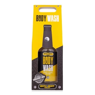 Afbeelding van BATH + BODY TOOLKIT douchegel 360ml in bierfles design