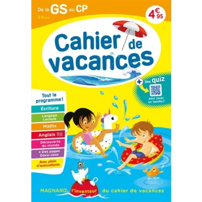 Image de Cahier de vacances 2025, la GS vers le CP 5 6 ans