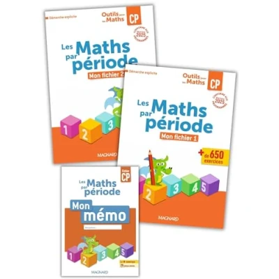 Afbeelding van OUTILS POUR LES MATHS CP PAR PERIODE FICHIER 1 + 2