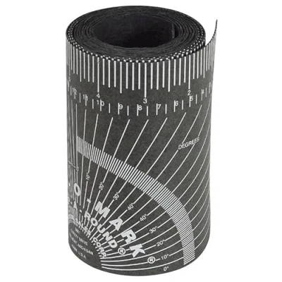 Image de Jackson Safety 14754 Règle Curv O Mark Wrap A Round, X Grande, Noire, Diamètre du tuyau: 4&quot; to 12&quot;