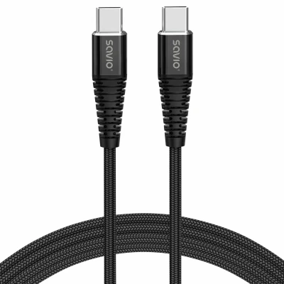 Afbeelding van Savio CL 160 USB kabel 2 m 2.0 C Zwart
