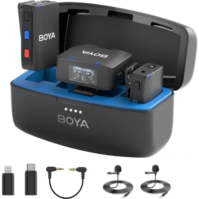 Afbeelding van Boya Boyamic Professionele Draadloze Microfoonset incl. 2 Microfoons