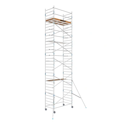 Afbeelding van Rolsteiger Alumexx Basic Schoren L190xB135cm 11.20m werkhoogte Houten platformen
