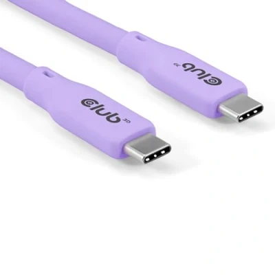 Afbeelding van CLUB3D USB C kabel paars