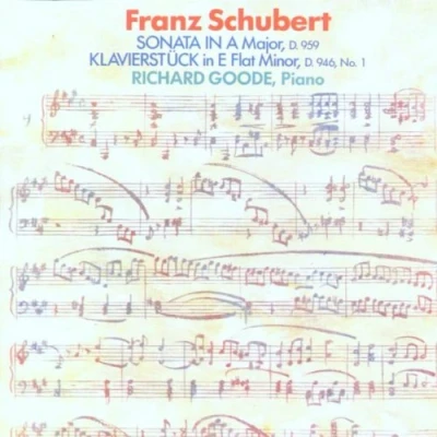 Afbeelding van Schubert: Piano Sonata D 959, etc / Richard Goode
