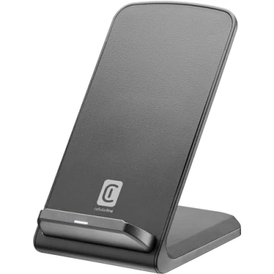 Afbeelding van cellularline Easy Stand 10 W draadloze oplader met standaard, Apple, Samsung en andere smartphones