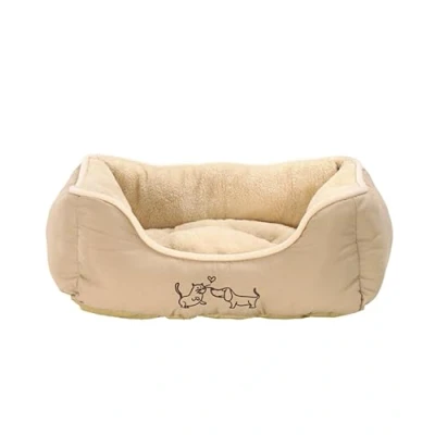 Afbeelding van Dehner Hondenbed en kattenbed ca. 47 x 37 17 cm polyester beige