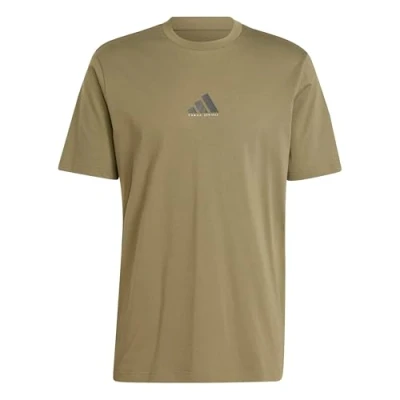 Afbeelding van adidas Sportswear Codes Photoreal Graphic T shirt Heren Groen XS