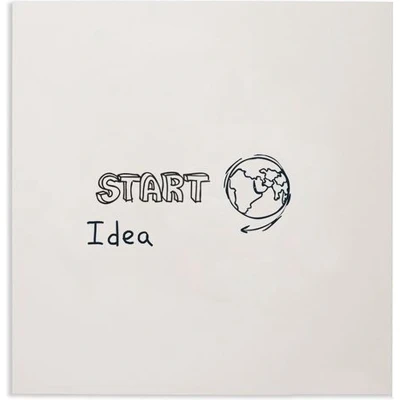 Afbeelding van Smit Visual Whiteboard zonder rand 98 x cm