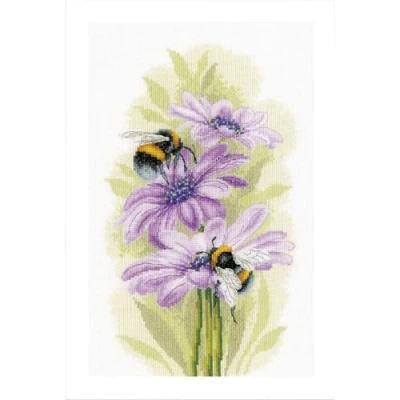 Afbeelding van LanArte Dansende bijen borduren (pakket) PN 0191874