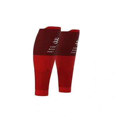 Afbeelding van Compressport Kuitcompressiemouw R2V2 bescherming van spieren, prestaties en herstel voor sport ultralicht anti vermoeidheid hardlopen, fietsen, trail triatlon