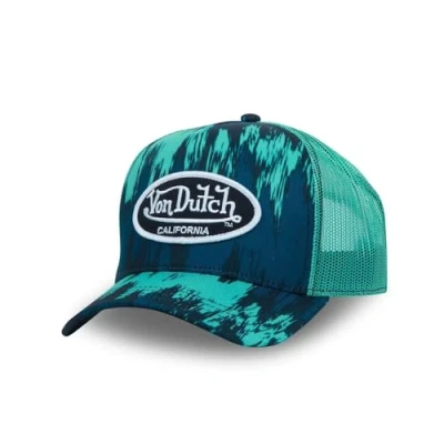 Afbeelding van Von Dutch Pet voor dames en heren, truckerpet, Vibes, verstelbaar, blauw, eenheidsmaat, Blauw