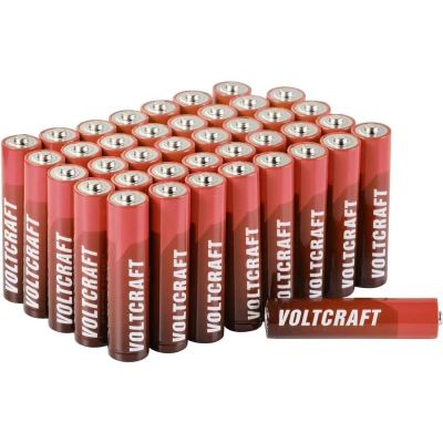 Afbeelding van VOLTCRAFT Industrial LR03 SE AAA batterij (potlood) Alkaline 1300 mAh 1.5 V 40 stuk(s)