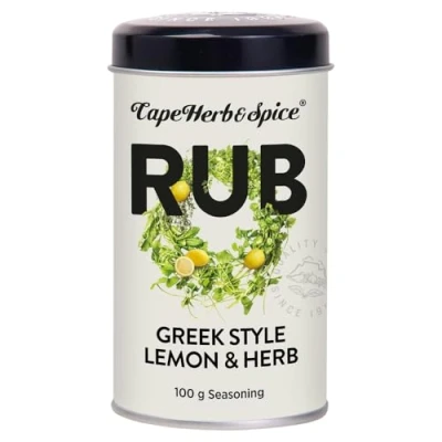Afbeelding van Cape Herb &amp; Spice Rub Griekse citroen en oregano, 100 g