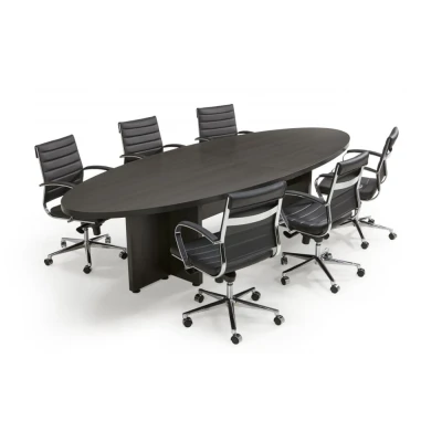 Afbeelding van Vergadertafel Chief ovaal 320x120cm in Donker Eiken