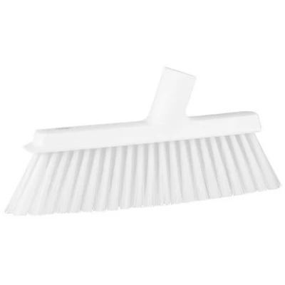 Afbeelding van Vikan Stofblikken met Lange Steel Hygiene Medium Veger voor Stofblik 250 mm Wit
