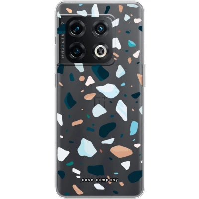 Afbeelding van Case Company® hoesje geschikt voor OnePlus 10 Pro Terrazzo N13 Soft Cover Telefoonhoesje Bescherming aan alle Kanten en Schermrand