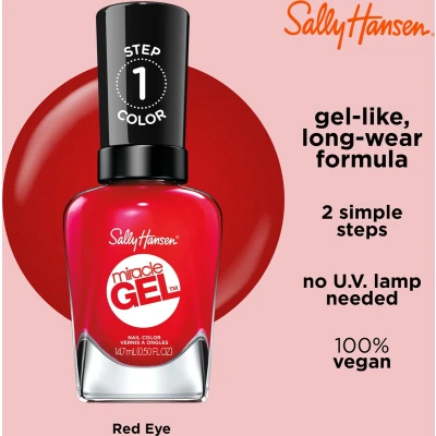 Afbeelding van Sally Hansen Miracle Gel Nagellak 439 Red Eye