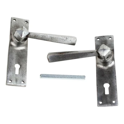Afbeelding van Good in Style Deurkruk op schild kastslot Pewter