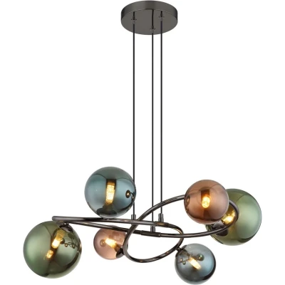 Afbeelding van Hanglamp RIHA 86.0 cm 9 lichts Multi color