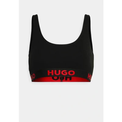Afbeelding van HUGO BOSS dames Sport bh met light support en logoband in de kleur Zwart, maat: XS