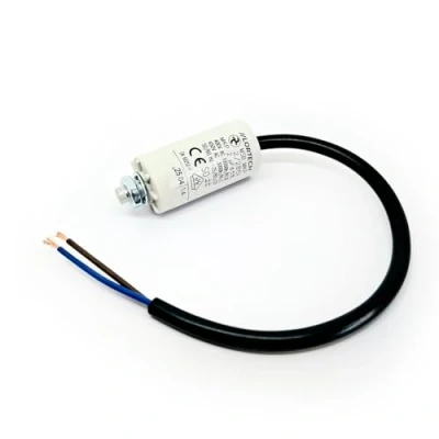 Afbeelding van Condensator, 2 µF met kabel, Ø 25 x 48 mm