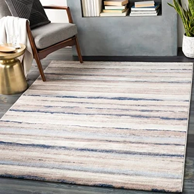 Afbeelding van SURYA Vloerkleed Woonkamer, Slaapkamer Modern Scandinavisch Tapijt PANDORA Meerkleurig/Bruin 80x150 cm