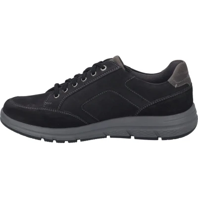 Afbeelding van Josef Seibel Giuseppe 08 lage sneakers, breedte G (normaal), uitneembare binnenzool, Zwarte jumpsuit