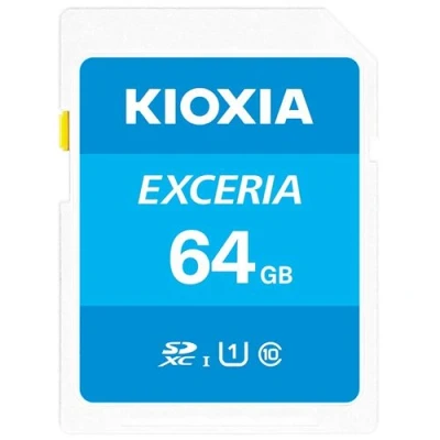 Image de KIOXIA EXCERIA Carte mémoire flash 64 Go UHS I U1 / Class10 SDXC