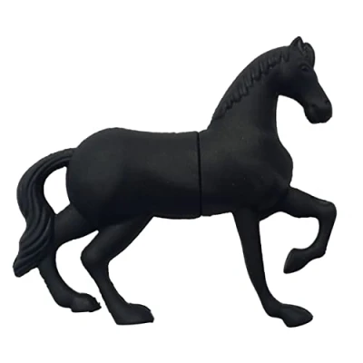 Afbeelding van Ulticool USB stick Paard 8 GB Dier Sport Zwart