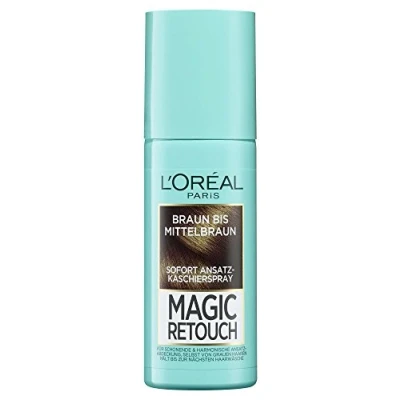 Afbeelding van L&#039;Oréal Paris Caschier Spray voor naadloze en natuurlijke overgangen, verbergt prompts de volgende haarwasbeurt, Magic Retouch, bruin tot middelbruin, 1 x 75 ml