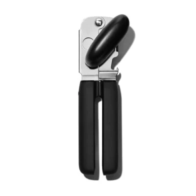 Image de OXO Good Grips ouvre boîte à poignée souple, manuel multifonction acier inoxydable
