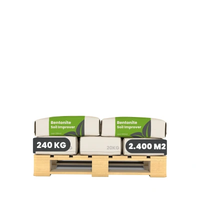 Afbeelding van Organifer Bentoniet Klei Zandgrond Bodemverbeteraar( 12x = 240 kg voor 2400 m2)