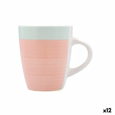 Afbeelding van Kopp Quid Kaleido Groen Koraal Keramisch 330 ml (12 Stuks)