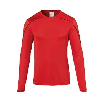Afbeelding van Uhlsport Stream 22 Voetbalshirt Lange Mouw Heren Rood / Zwart Maat: 2XL